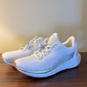 RBX Women's White and Silver Athletic Shoes